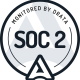 SOC 2 data security, monitored by Drata
