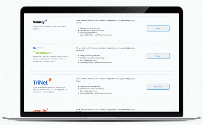 Integrations Scroll